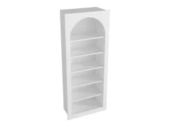 Estantería contemporánea con 6 estantes - Blanco - CYMORA