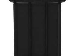 Estantería de 5 cubos con cajas de tela negro 103x30x72,5 cm ES625346