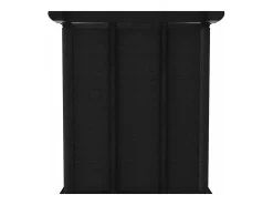 Estantería de 9 cubos con cajas tela negra 103x30x107,5 cm