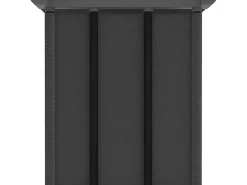 Estantería de 4 cubos con cajas de tela gris 69x30x72,5 cm ES510472