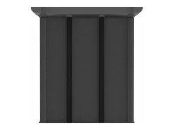 Estantería de 6 cubos de tela gris 103x30x72,5 cm