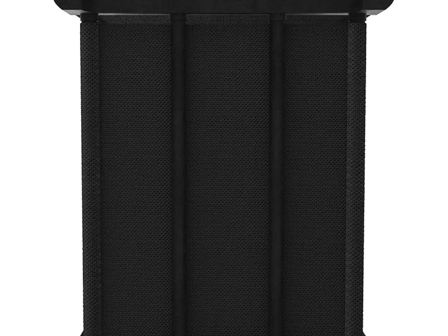Estantería de 6 cubos de tela negra 103x30x72,5 cm ES204376