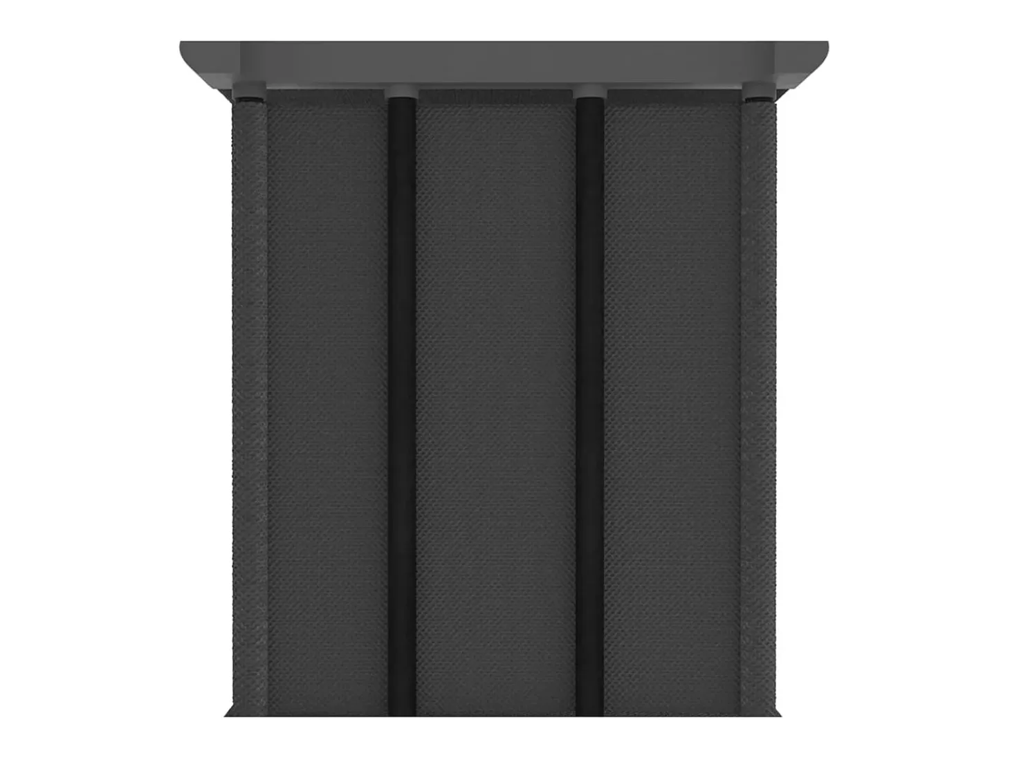 Estantería de 9 cubos de tela gris 103x30x107,5 cm