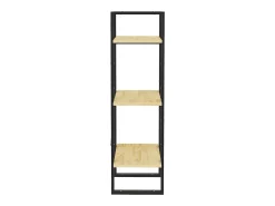 Estantería de 3 niveles madera maciza de pino 40x30x105 cm
