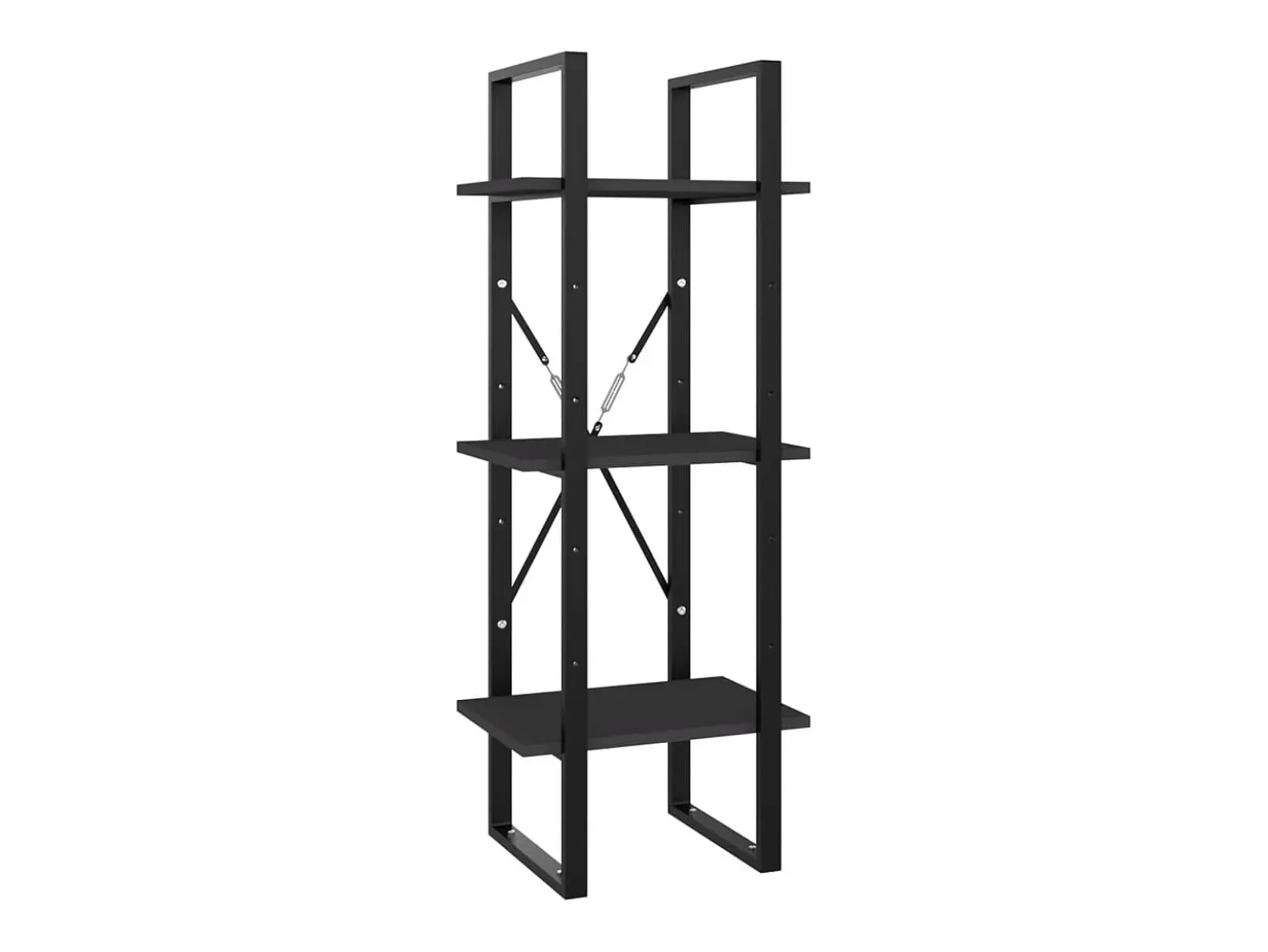Estantería de 5 niveles madera de ingeniería gris 40x30x175 cm
