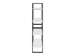 Estantería de 4 niveles madera contrachapada blanco 80x30x140cm