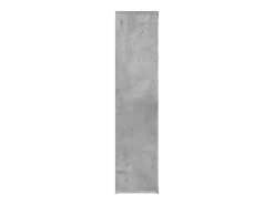 Estantería de aglomerado gris hormigón 50x25x106 cm