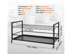 Estantería de Almacenamiento SucceBuy con 50 Compartimentos, Móvil con Ruedas