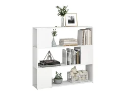Estantería de libros/divisor de espacios blanco 100x24x94 cm