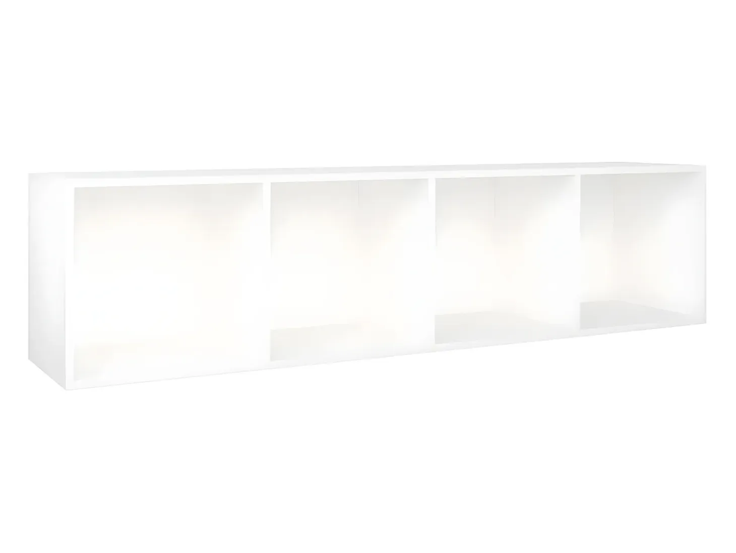 Estantería de libros/mueble TV madera contrachapada 36x30x143cm