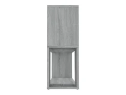 Estantería de madera contrachapada gris Sonoma 100x24x63 cm
