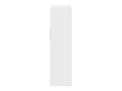 Estantería de madera contrachapada blanco 66x31x112 cm