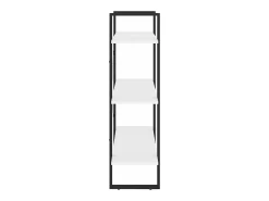 Estantería de madera contrachapada blanco 80x30x105 cm