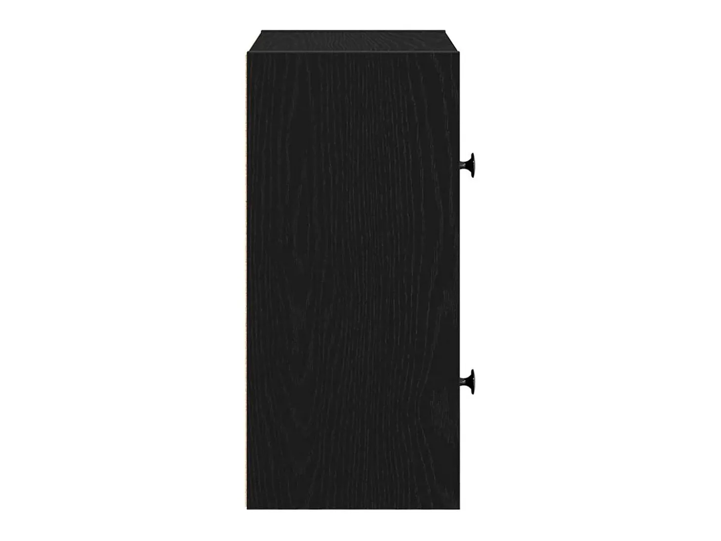 Estantería de madera de ingeniería roble negro 40x24x52 cm