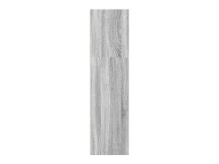 Estantería de madera de ingeniería gris Sonoma 40x30x114 cm
