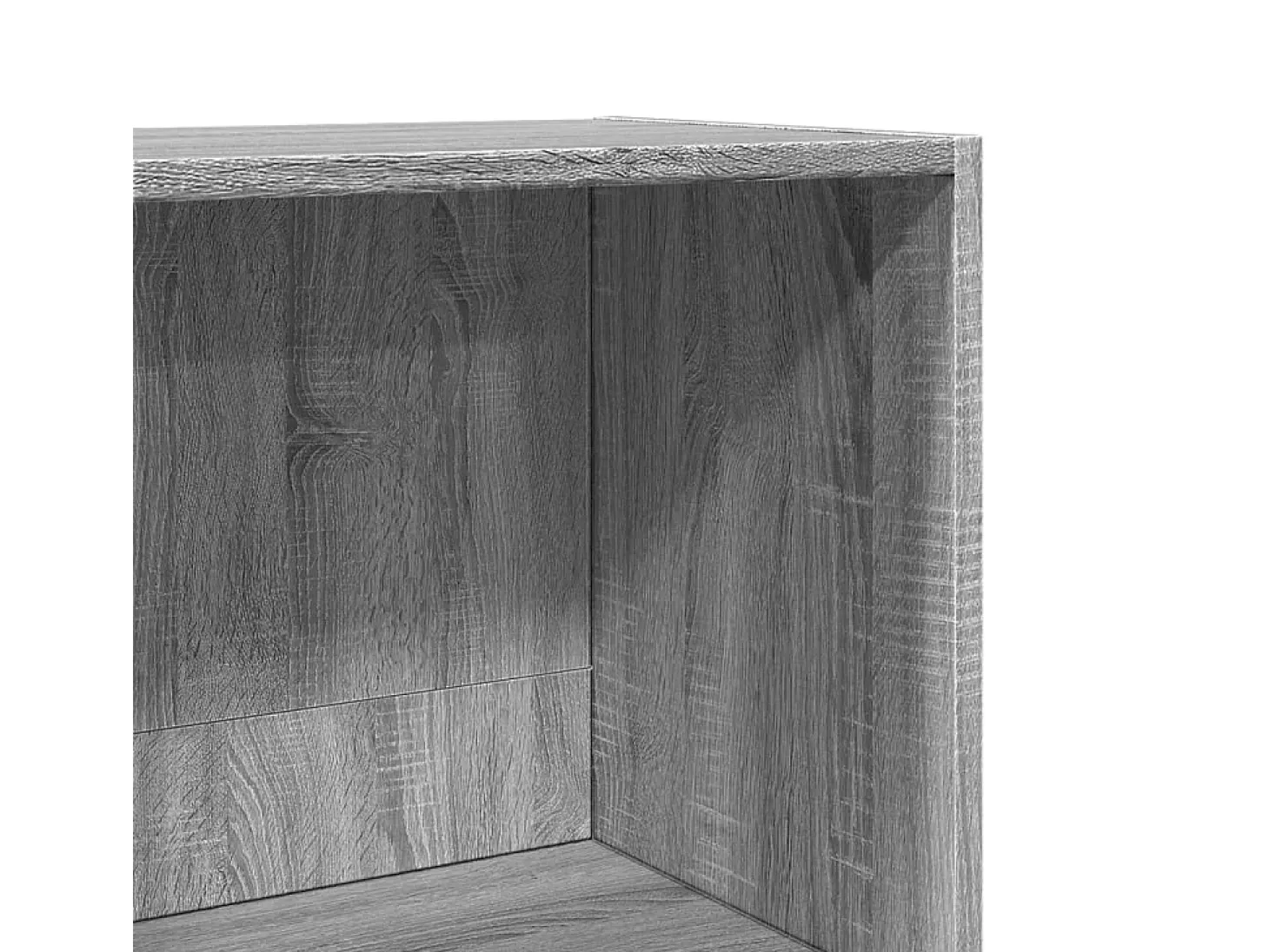 Estantería de madera de ingeniería gris Sonoma 40x30x114 cm