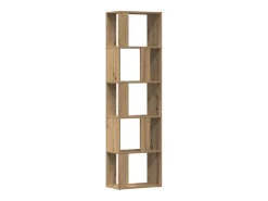 Estantería de madera de ingeniería roble artisan 45x24x159 cm