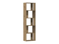 Estantería de madera de ingeniería roble artisan 45x24x159 cm
