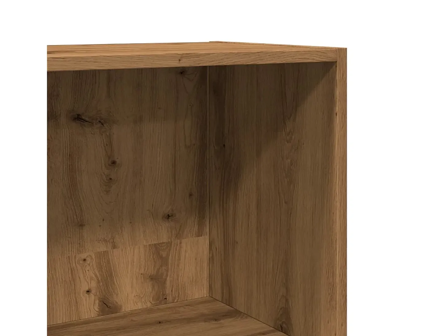 Estantería de madera de ingeniería roble artisian 40x30x114 cm