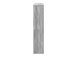 Estantería de madera de ingeniería gris Sonoma 100x33x156,5 cm