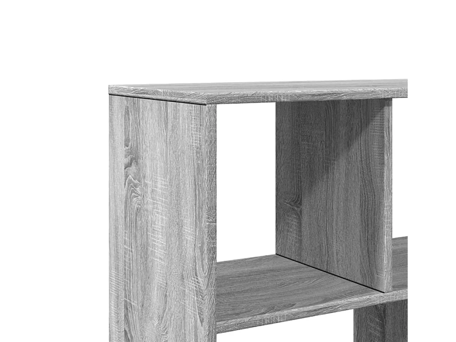 Estantería de madera de ingeniería gris Sonoma 100x33x156,5 cm