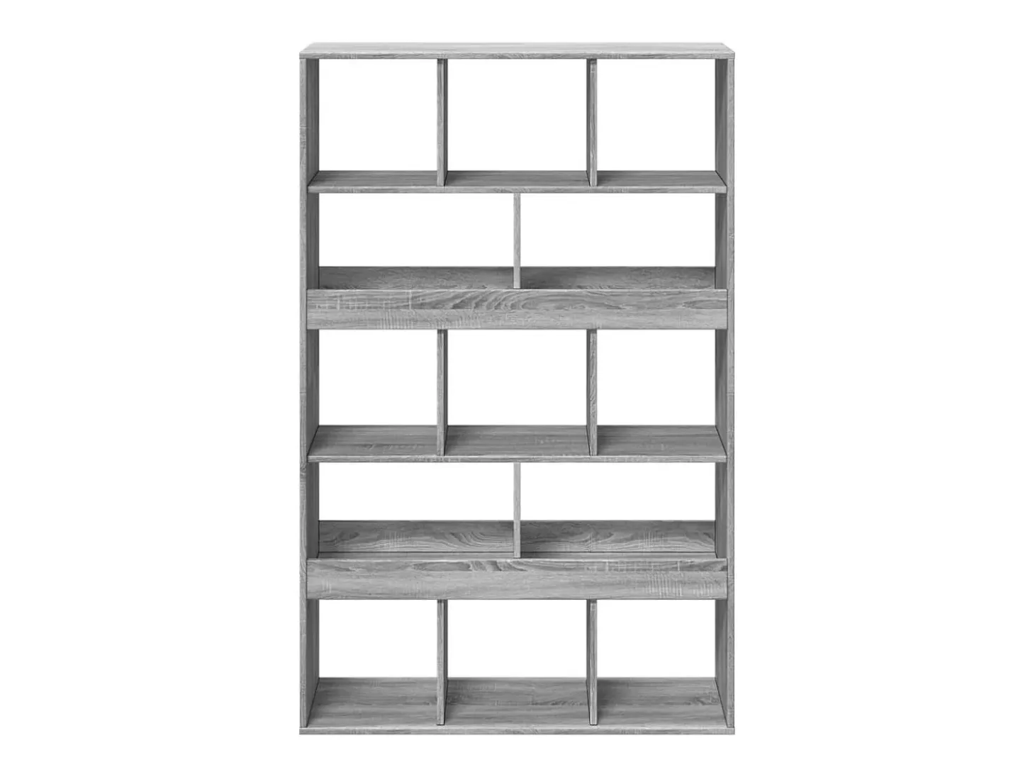 Estantería de madera de ingeniería gris Sonoma 100x33x156,5 cm