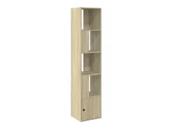 Estantería de madera de ingeniería roble Sonoma 40x36x189 cm