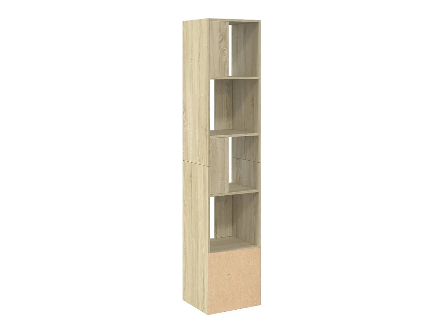 Estantería de madera de ingeniería roble Sonoma 40x36x189 cm