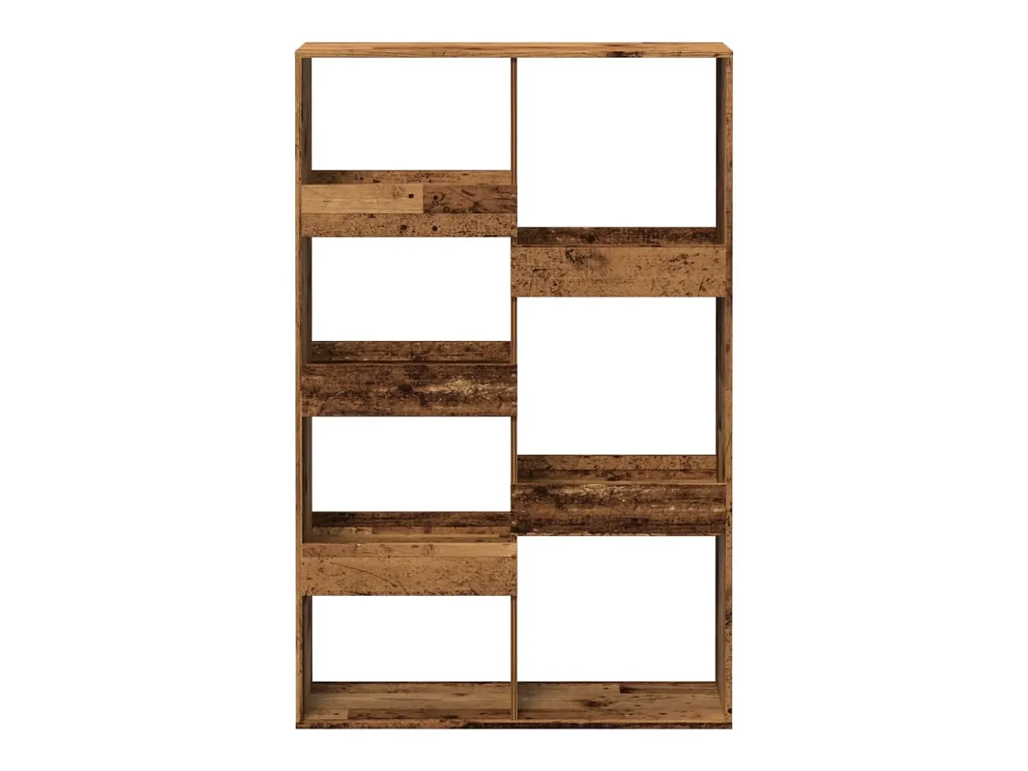 Estantería de madera de ingeniería envejecida 100x33x155,5 cm