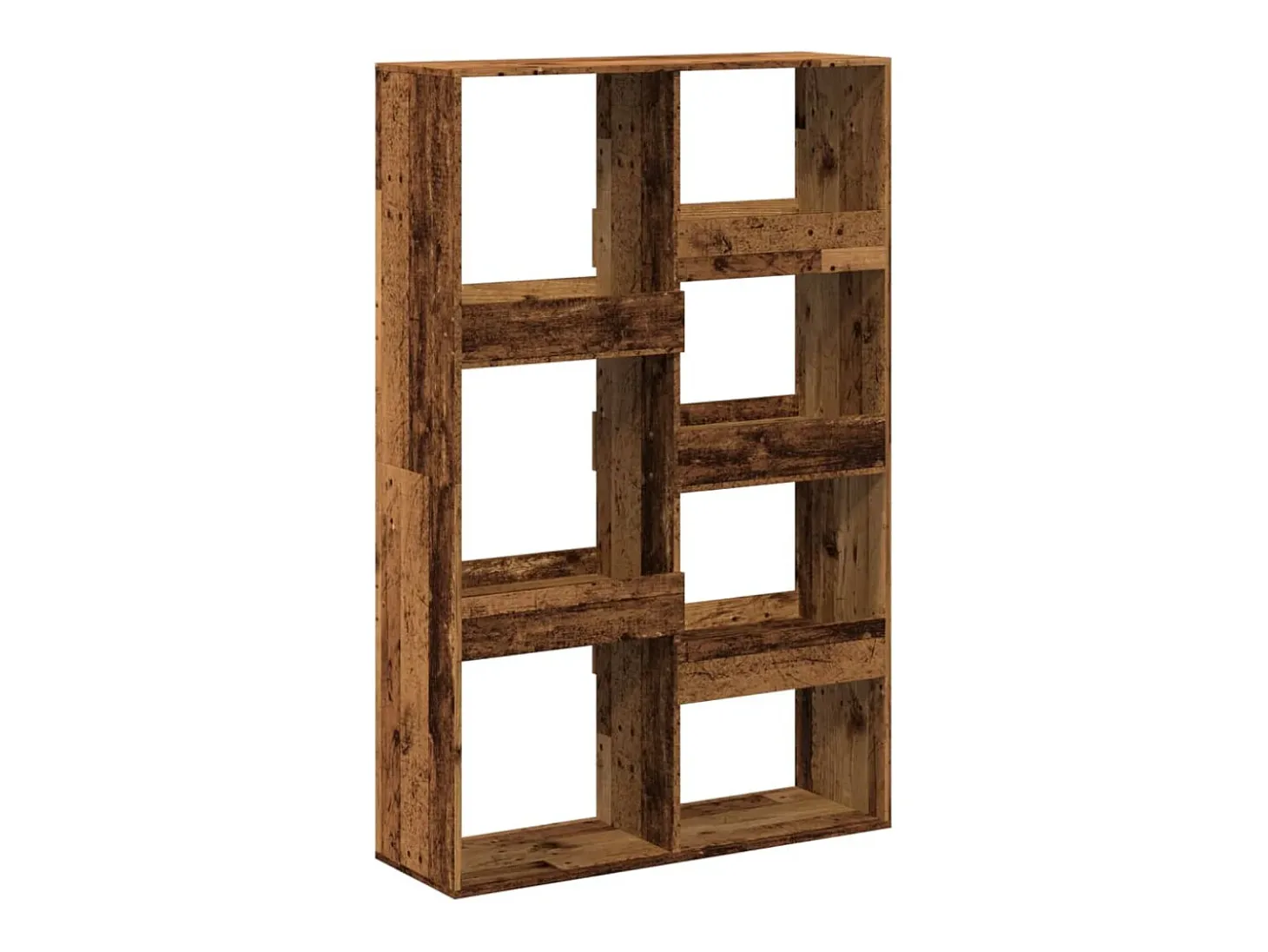 Estantería de madera de ingeniería envejecida 100x33x155,5 cm