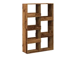 Estantería de madera de ingeniería envejecida 100x33x155,5 cm