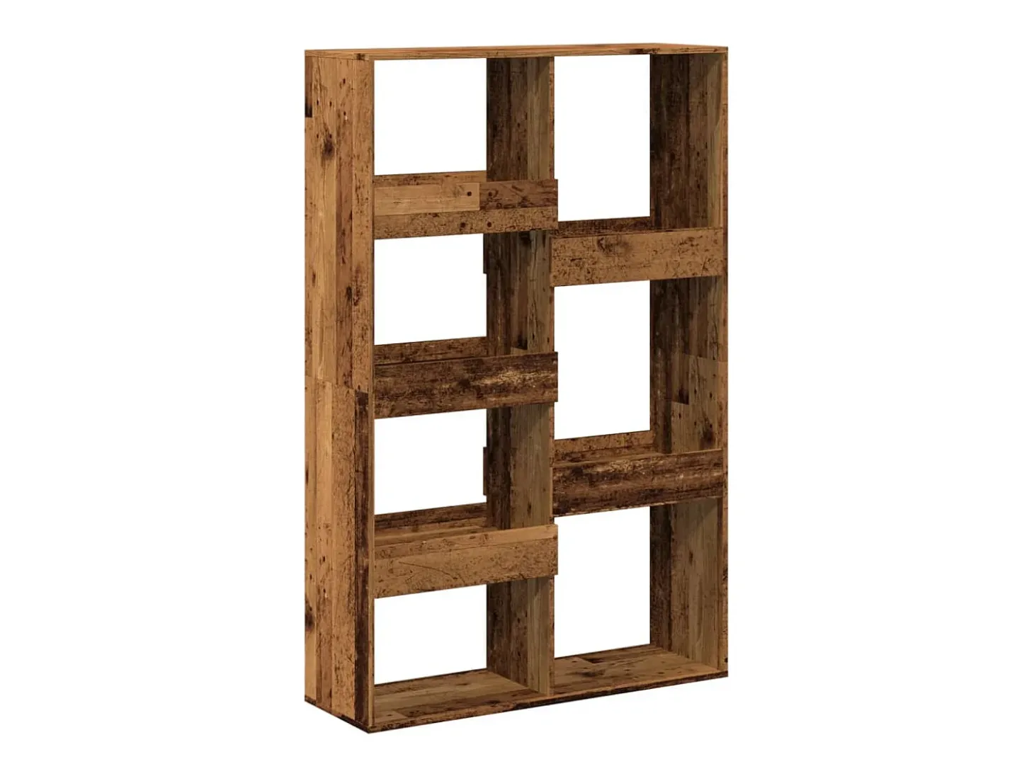 Estantería de madera de ingeniería envejecida 100x33x155,5 cm