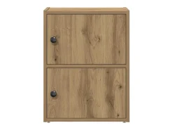 Estantería de madera de ingeniería roble artisan 40x24x52 cm