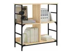 Estantería de madera de ingeniería roble Sonoma 78,5x33x82 cm