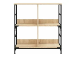 Estantería de madera de ingeniería roble Sonoma 78,5x33x82 cm