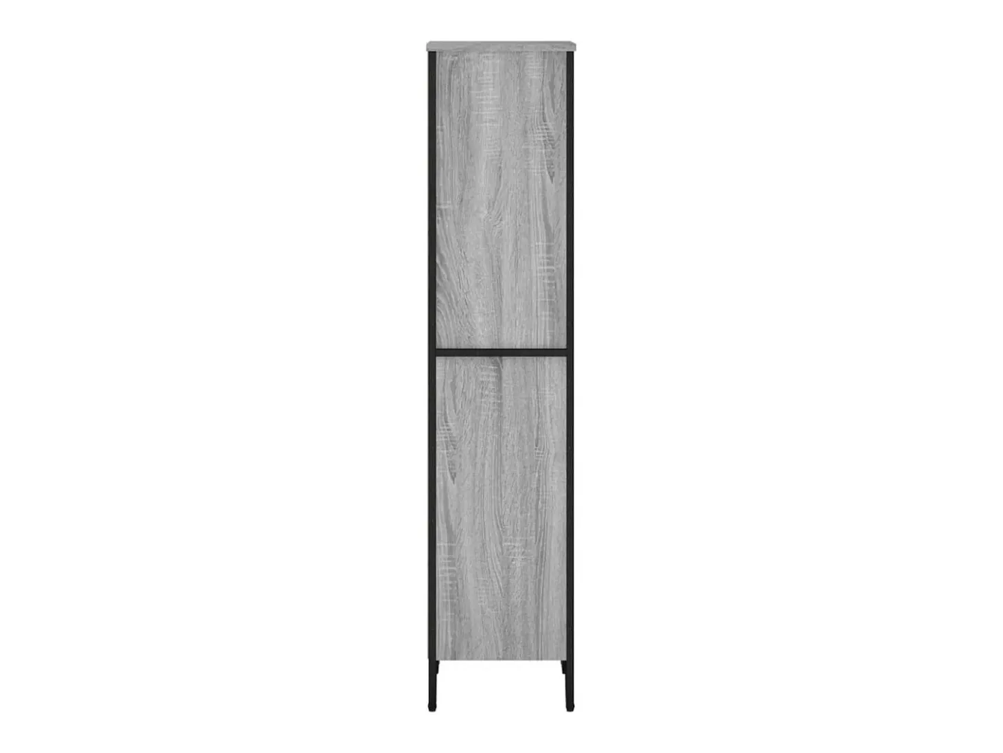 Estantería de madera de ingeniería gris Sonoma 50x31x137,5 cm