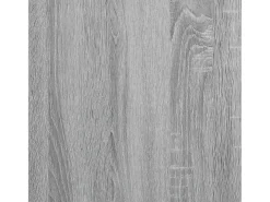 Estantería de madera de ingeniería gris Sonoma 50x31x137,5 cm