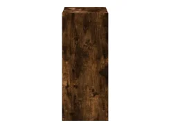 Estantería de madera de ingeniería roble ahumado 68,5x32x75 cm