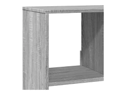 Estantería de madera de ingeniería gris Sonoma 100x33x125,5 cm