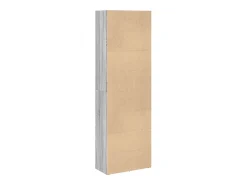 Estantería de madera de ingeniería gris Sonoma 60x30x189 cm