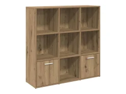 Estantería de madera de ingeniería roble artisan 98x29x97,5 cm