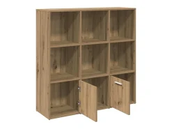 Estantería de madera de ingeniería roble artisan 98x29x97,5 cm