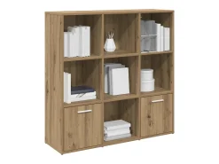 Estantería de madera de ingeniería roble artisan 98x29x97,5 cm