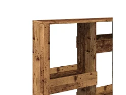 Estantería de madera de ingeniería envejecida 100x33x135 cm
