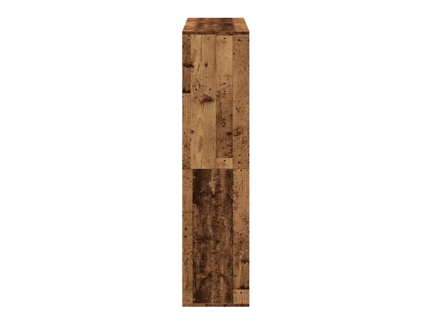 Estantería de madera de ingeniería envejecida 100x33x135 cm