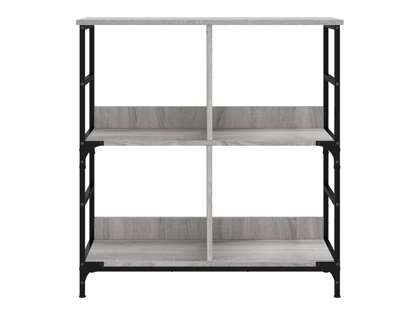 Estantería de madera de ingeniería gris Sonoma 78,5x33x82 cm