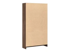 Estantería de madera de ingeniería marrón roble 80x24x143 cm