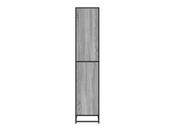 Estantería de madera de ingeniería gris Sonoma 60x35x170,5 cm