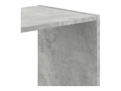 Estantería de madera de ingeniería gris hormigón 102x32x108 cm