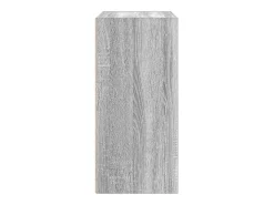 Estantería de madera de ingeniería gris sonoma 31x24x52 cm